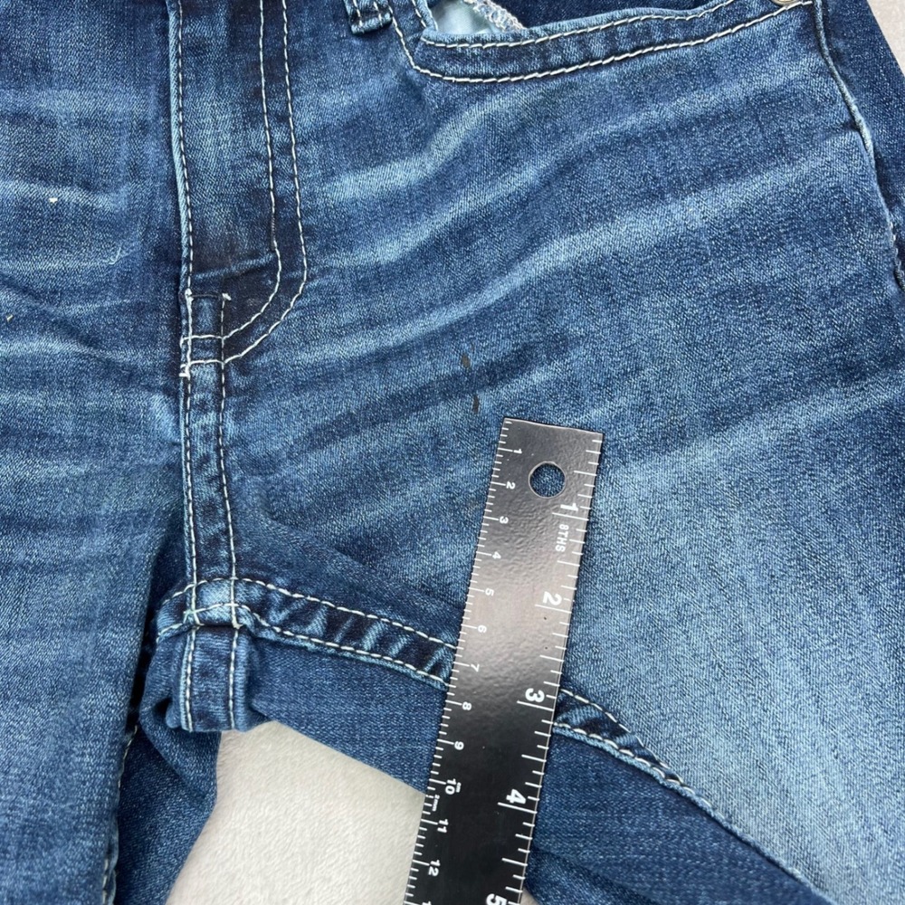 BKE Jake Straight Jeans Mens 29x34 Blue Wash Embroidered Coolmax Performance - Picture 8 of 16